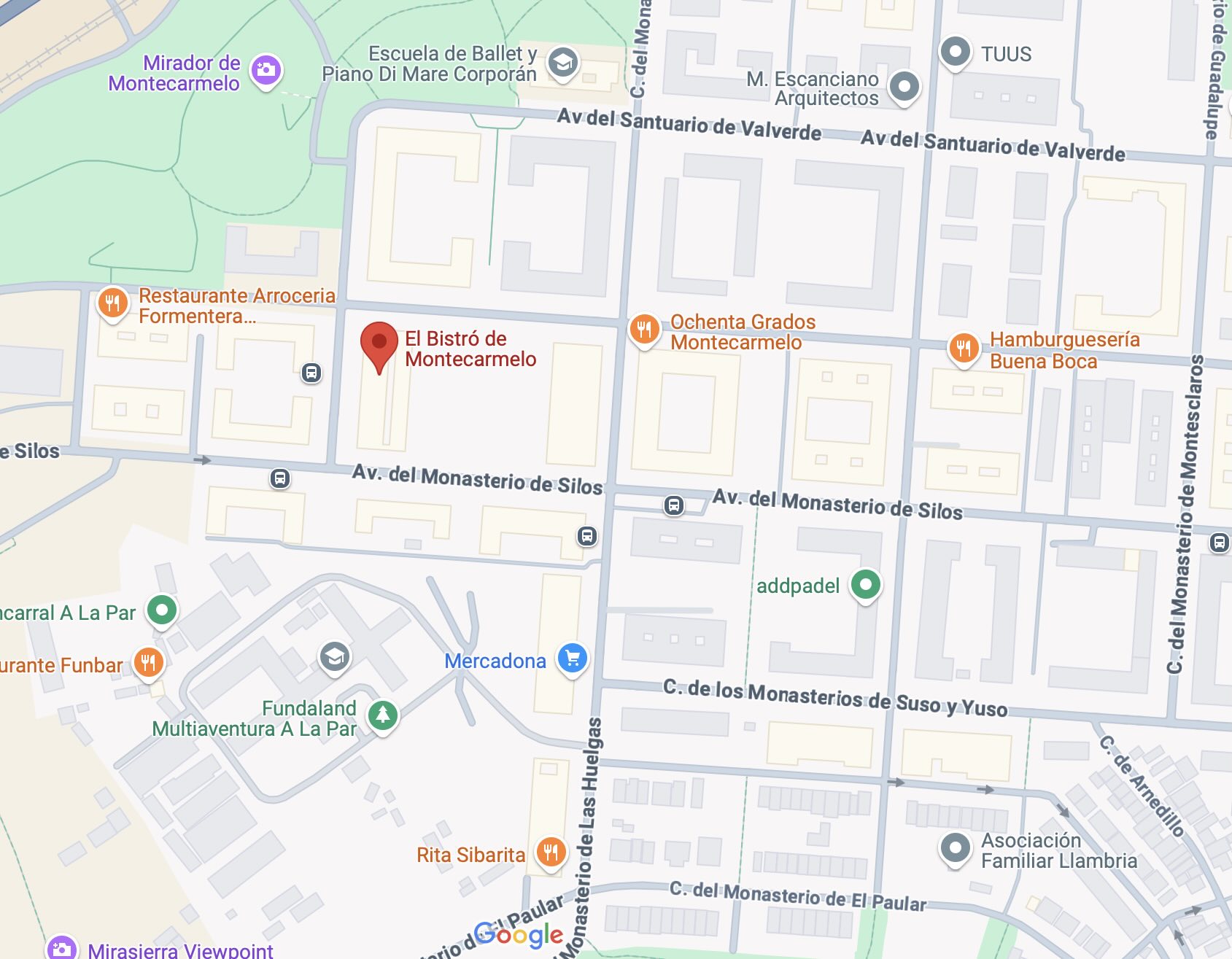 Map location